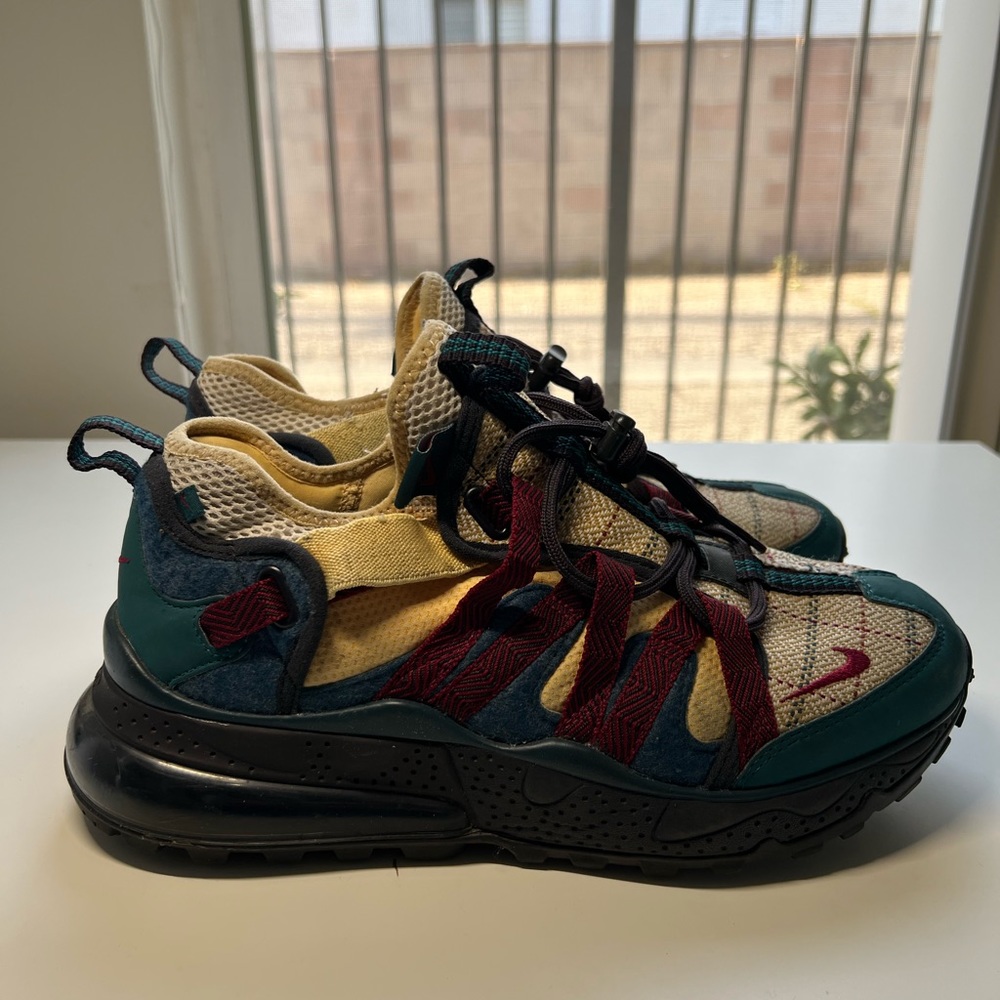 MENS NIKE AIR MAX 270 BOWFIN CELESTIAL GOLD MENS SIZE 8.5 RARE
